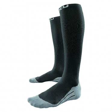 2XU heren Compression Race Sock zwart-grijs MA1957e